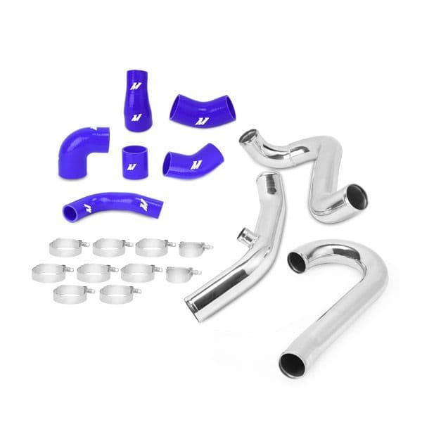 MISHIMOTO MITSUBISHI LANCER EVOLUTION 7/8/9 INTERCOOLER PIPE KIT, BLUE, 2001-2007