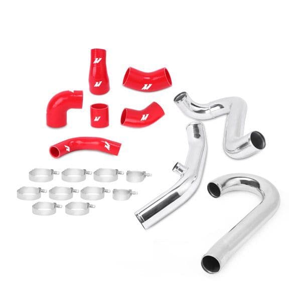 MISHIMOTO MITSUBISHI LANCER EVOLUTION 7/8/9 INTERCOOLER PIPE KIT, RED, 2001-2007