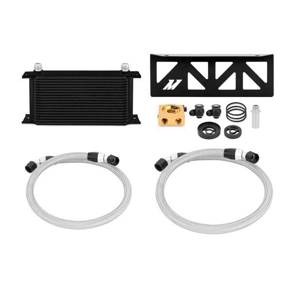 MISHIMOTO SUBARU BRZ / SCION FR-S THERMOSTATIC OIL COOLER KIT, BLACK, 2013+