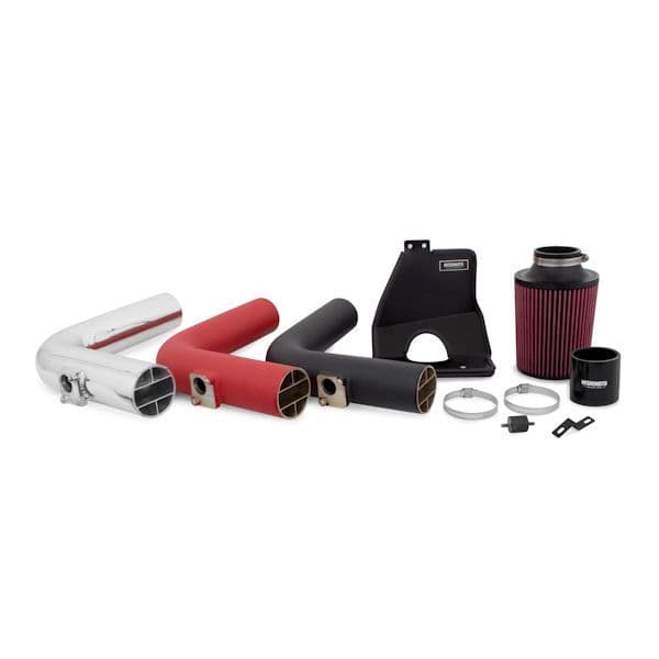 MISHIMOTO SUBARU WRX/STI PERFORMANCE COLD-AIR INTAKE, WRINKLE-RED, 2008-2014