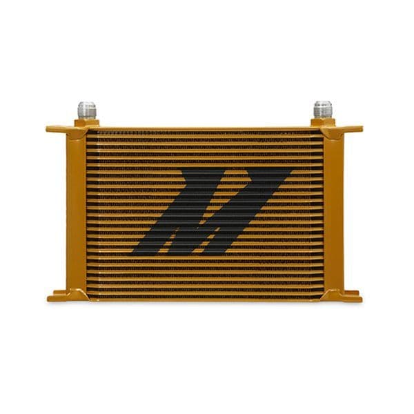 MISHIMOTO UNIVERSAL 25-ROW OIL COOLER, GOLD