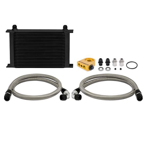 MISHIMOTO UNIVERSAL THERMOSTATIC OIL COOLER KIT, 25 ROW
