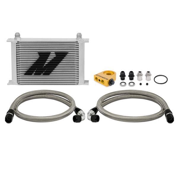 MISHIMOTO UNIVERSAL THERMOSTATIC OIL COOLER KIT, 25 ROW