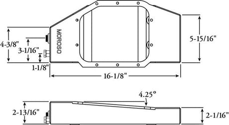 MOROSO OIL SUMP PAN ROAD RACE BAFFLED NISSAN SR20