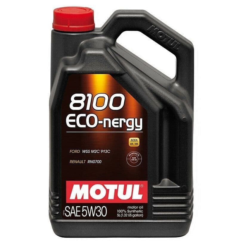 MOTUL 8100 ECO-NERGY 5W30 SYNTHETIC ENGINE OIL 5 LITRES