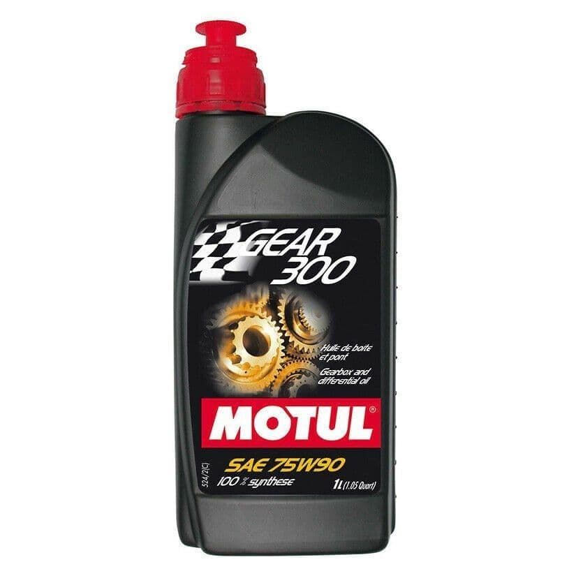 MOTUL GEAR 300 75W90 SYNTHETIC GEAR TRANSMISSION OIL 1 LITRE