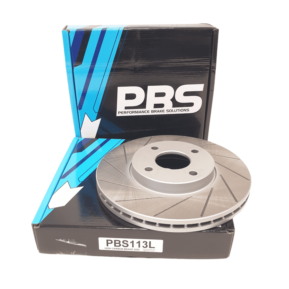 PBS PRORACE FRONT GROOVED BRAKE DISCS FORD FIESTA ST150 (MK6)