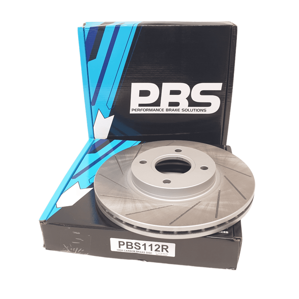 PBS PRORACE FRONT GROOVED BRAKE DISCS FORD FIESTA ST180 ST200 (MK7)