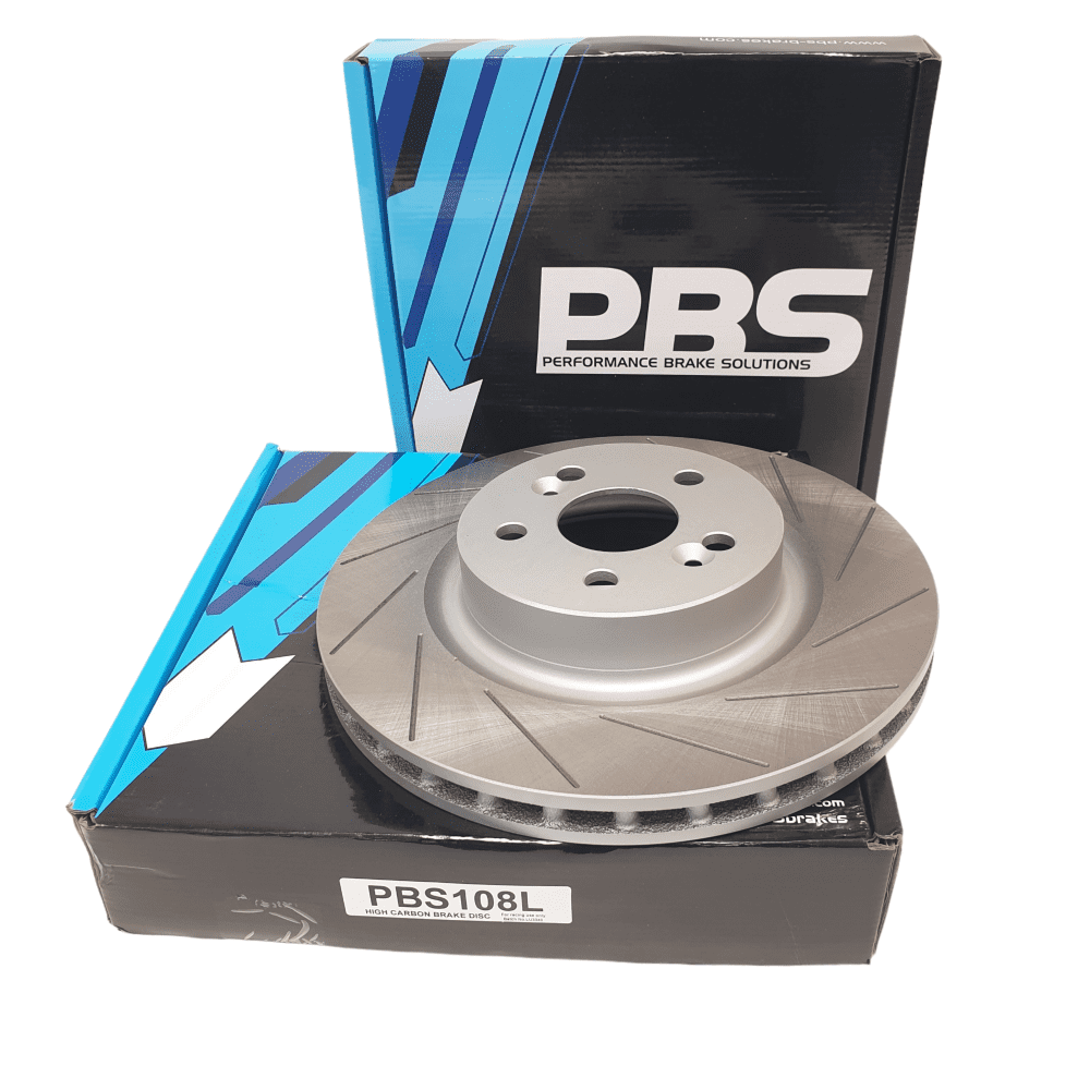 PBS PRORACE FRONT GROOVED BRAKE DISCS RENAULT CLIO RS 197 200