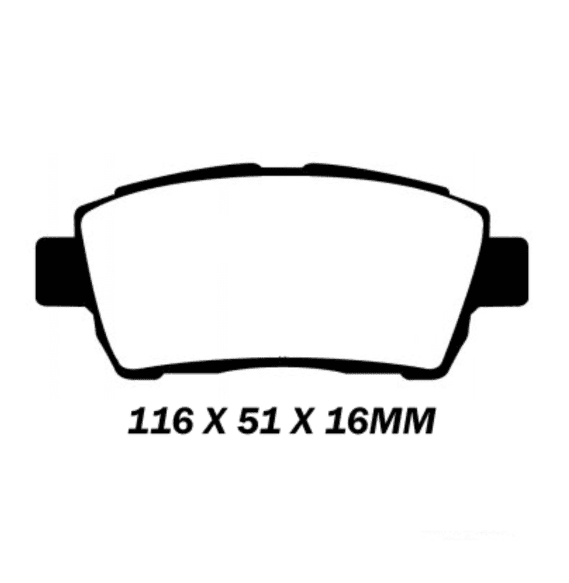 PBS PROTRACK FRONT BRAKE PADS FOR TOYOTA MR2 MK3 ROADSTER ZZW30