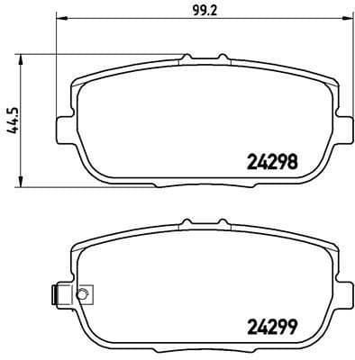 PBS PROTRACK REAR BRAKE PADS FOR MAZDA MX5 (MK3) (NC) 1.8 05-15