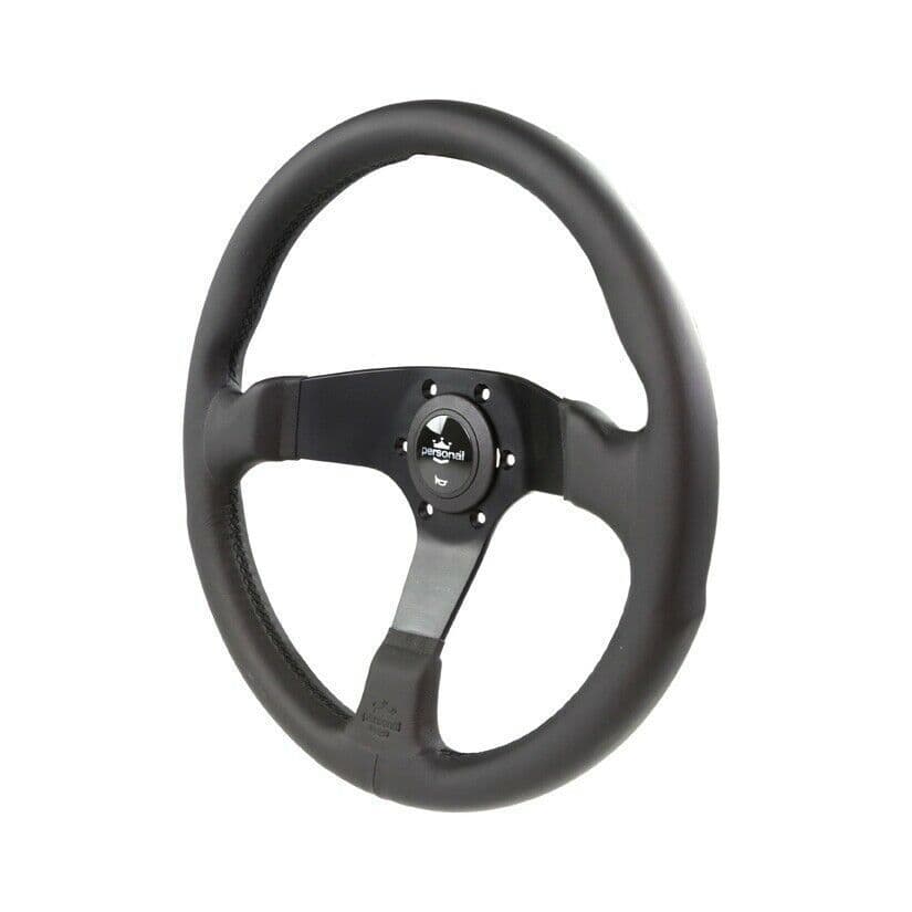 PERSONAL FITTI E3 LEATHER STEERING WHEEL 350MM