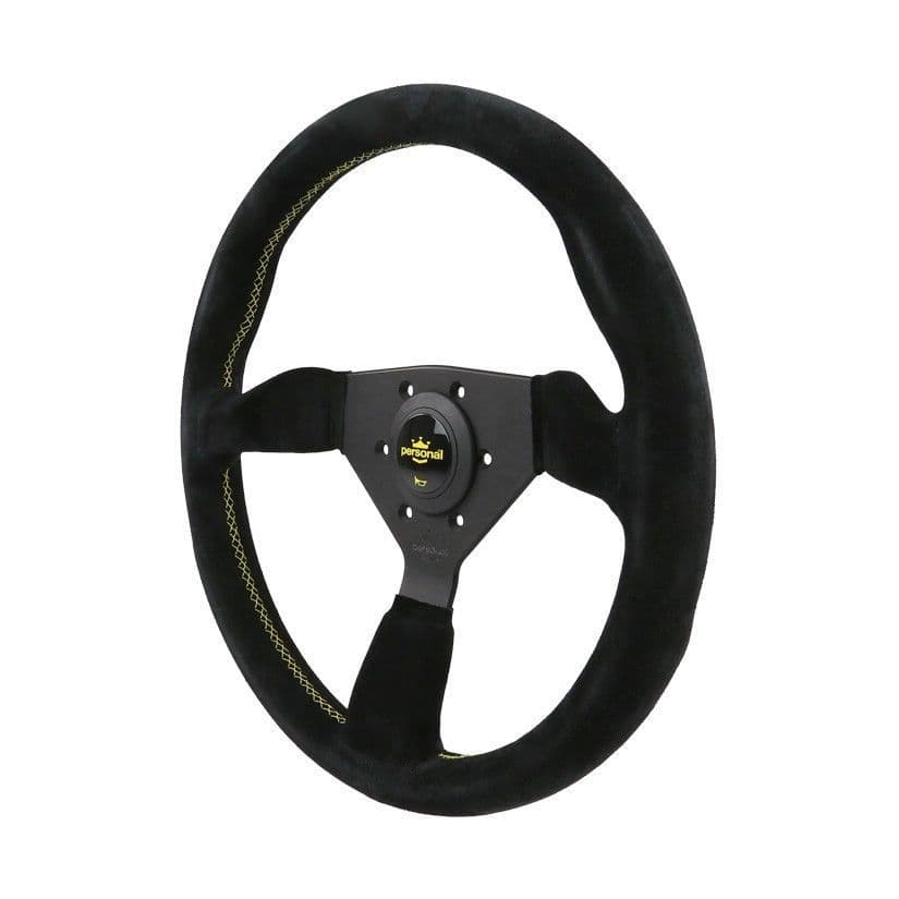 PERSONAL GRINTA SUEDE LEATHER STEERING WHEEL 350MM