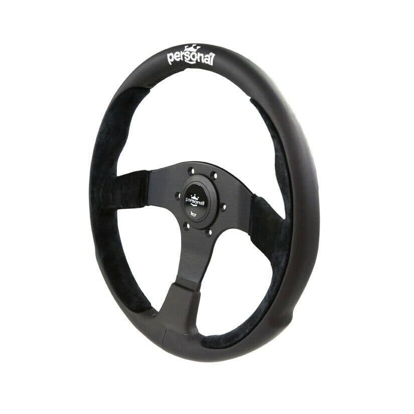 PERSONAL POLE POSITION SUEDE LEATHER STEERING WHEEL