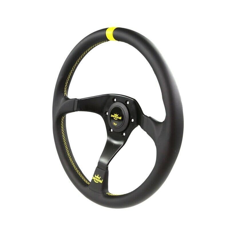 PERSONAL TROPHY LEATHER STEERING WHEEL 350MM