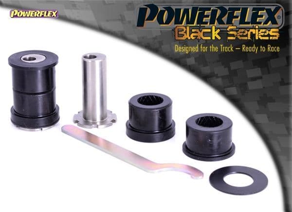 POWERFLEX BLACK FRONT ARM FRONT BUSH, CAMBER ADJUSTABLE SUZUKI SWIFT SPORT MK3 ZC32S 2010 - 2017