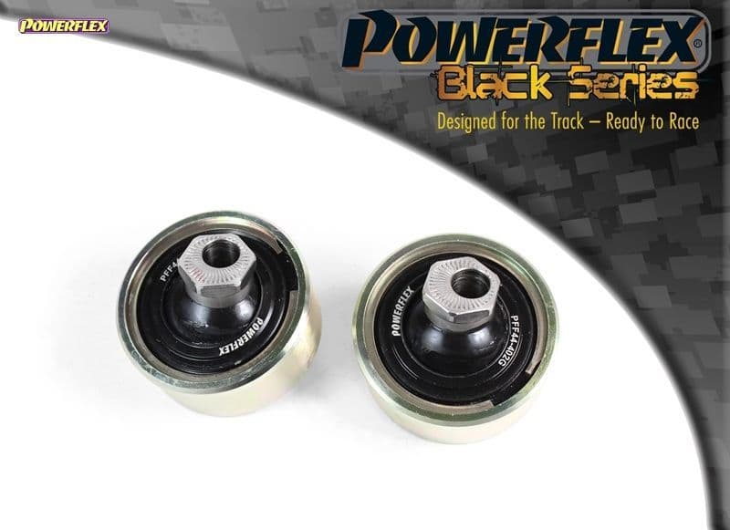 POWERFLEX BLACK FRONT ARM REAR BUSH, CASTER ADJUSTABLE MITSUBISHI EVOLUTION X CZ4A 10/07-05/16