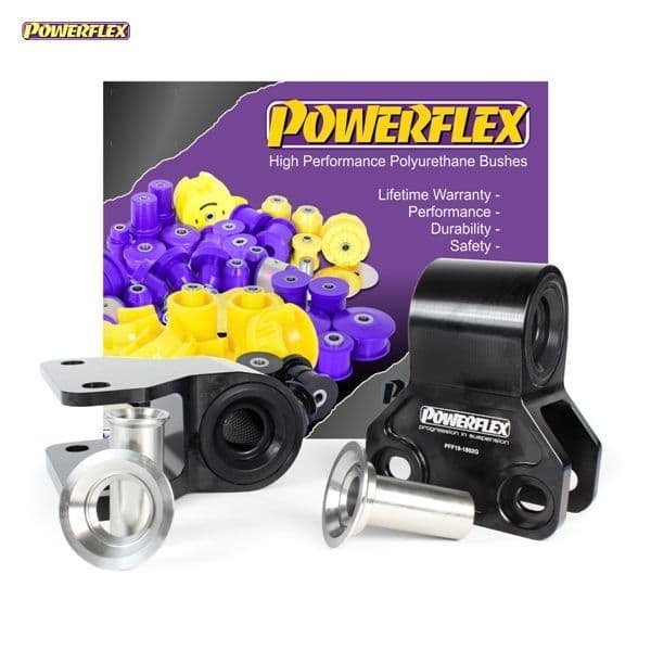POWERFLEX BLACK FRONT WISHBONE REAR BUSH ANTI-LIFT & CASTER OFFSET MAZDA MAZDA 3 MAZDA 3 BL 09-13
