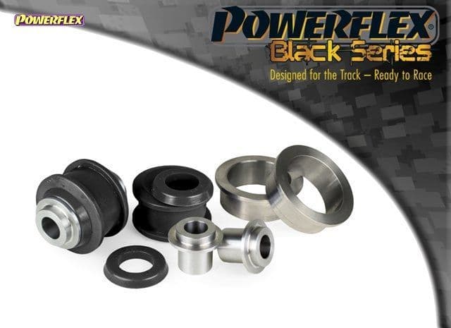 POWERFLEX BLACK FRONT WISHBONE REAR BUSH TOYOTA AYGO 2014 - ON