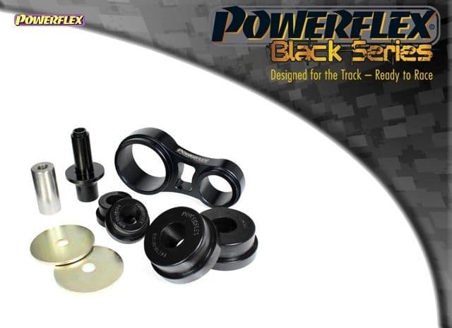 POWERFLEX BLACK LOWER ENGINE MOUNT BRACKET & BUSHES, TRACK USE MAZDA MAZDA 2 2003 - 2007