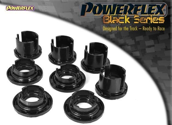 POWERFLEX BLACK REAR SUBFRAME INSERT SUBARU IMPREZA GR, GH (07-11) & WRX + STI (07-14)