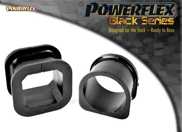 POWERFLEX BLACK STEERING RACK MOUNT BUSHES SUBARU FORESTER SG (2002 - 2008)
