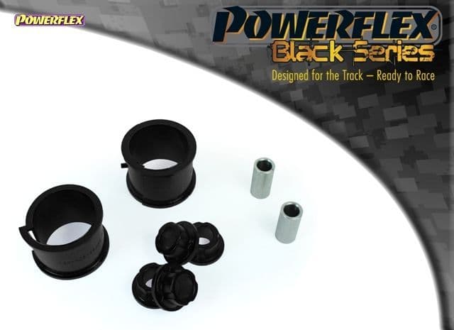 POWERFLEX BLACK STEERING RACK MOUNTING KIT SUBARU IMPREZA GR, GH (07-11) & WRX + STI (07-14)