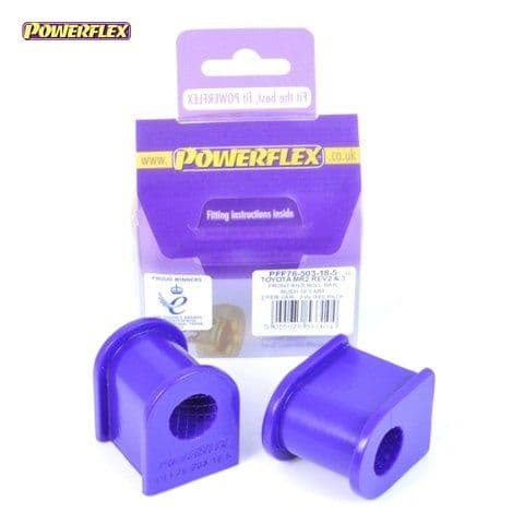POWERFLEX FRONT ANTI ROLL BAR BUSH 18.5MM TOYOTA MR2 GEN2 SW20 (1989 - 1999)