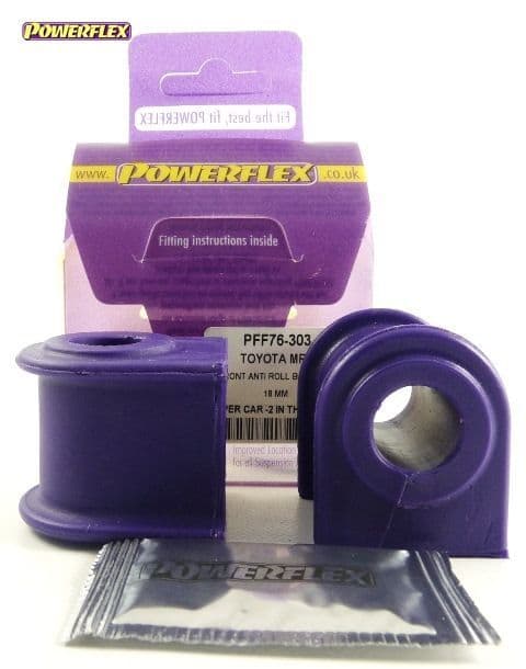 POWERFLEX FRONT ANTI ROLL BAR BUSH 18MM TOYOTA MR2 GEN2 SW20 (1989 - 1999)