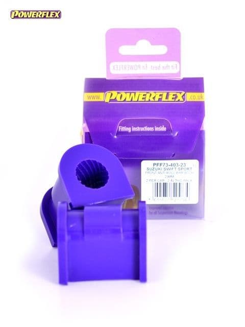 POWERFLEX FRONT ANTI ROLL BAR BUSH 23MM SUZUKI SWIFT SPORT MK3 ZC32S 2010 - 2017