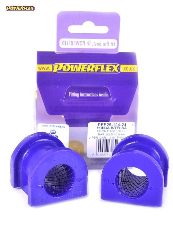 POWERFLEX FRONT ANTI ROLL BAR BUSH 24MM HONDA INTEGRA INTEGRA TYPE R DC2 (1995 - 2000)