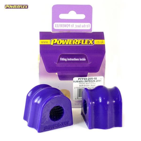POWERFLEX FRONT ANTI ROLL BAR BUSH SUBARU IMPREZA TURBO INC. WRX & STI GD,GG (2000 - 2007)