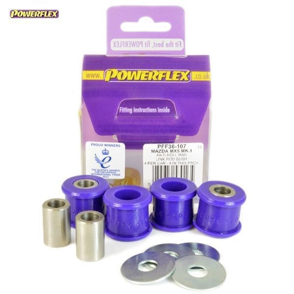POWERFLEX FRONT ANTI ROLL BAR LINK ROD BUSH MAZDA MX-5, MIATA, EUNOS MK2 NB (1998-2005)
