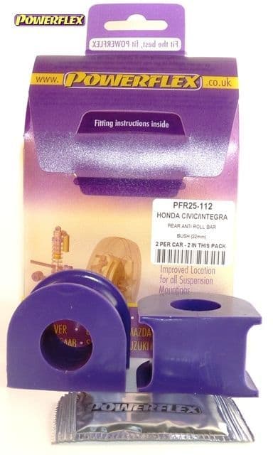 POWERFLEX REAR ANTI ROLL BAR BUSH 22MM HONDA INTEGRA INTEGRA TYPE R DC2 (1995 - 2000)