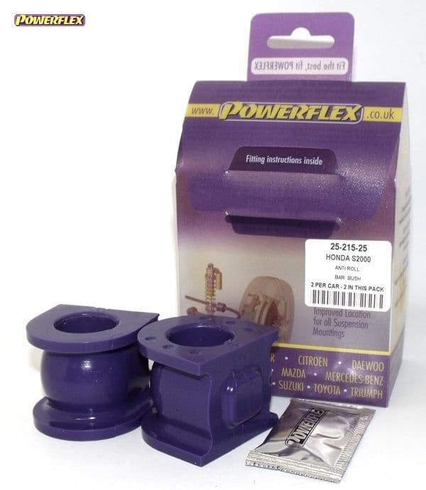 POWERFLEX REAR ANTI ROLL BAR BUSH 25.4MM HONDA S2000 1999-2009