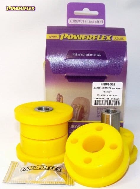 POWERFLEX REAR DIFF FRONT MOUNTING BUSH SUBARU IMPREZA GR, GH (07-11) & WRX + STI (07-14)