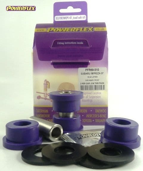 POWERFLEX REAR UPPER ARM INNER FRONT BUSH SUBARU IMPREZA GR, GH (07-11) & WRX + STI (07-14)