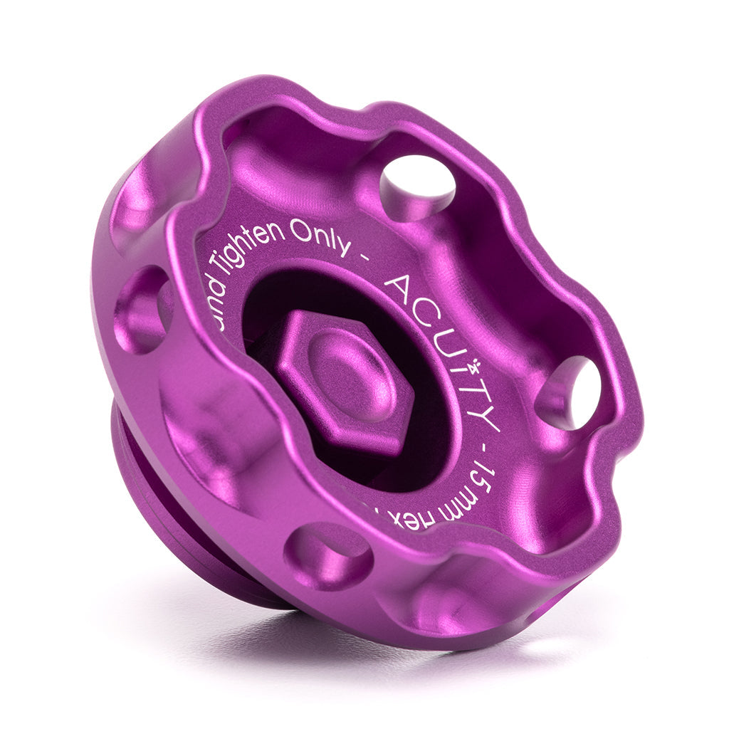 ACUITY Podium Oil Cap in Satin Purple for Hondas/Acuras