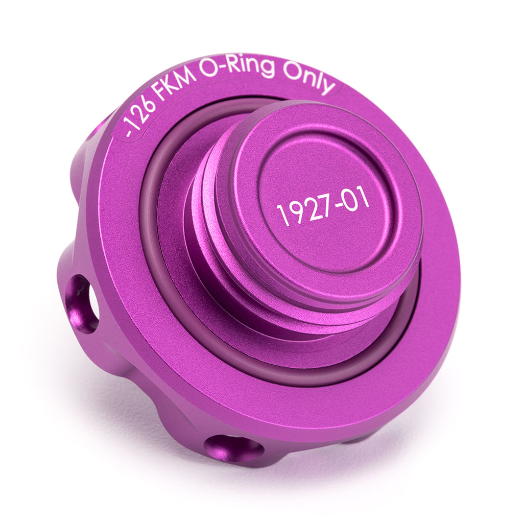 ACUITY Podium Oil Cap in Satin Purple for Hondas/Acuras