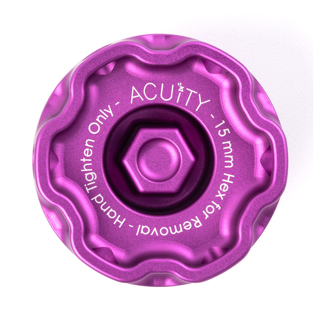 ACUITY Podium Oil Cap in Satin Purple for Hondas/Acuras