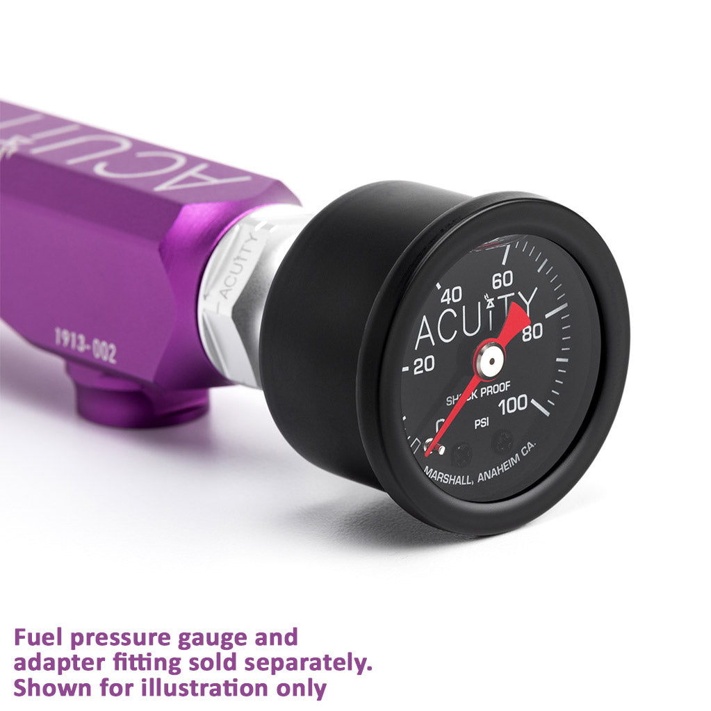 ACUITY K-Series Fuel Rail in Satin Purple Finish