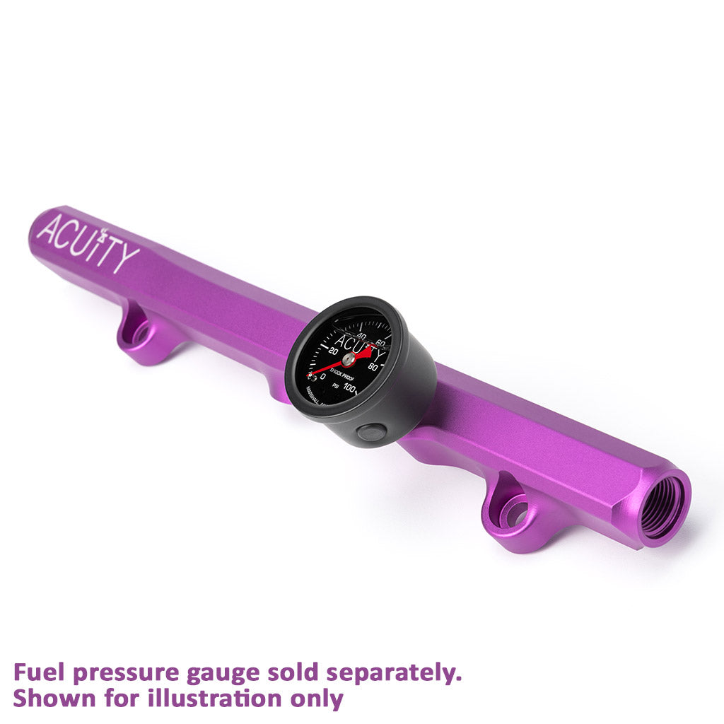 ACUITY K-Series Fuel Rail in Satin Purple Finish