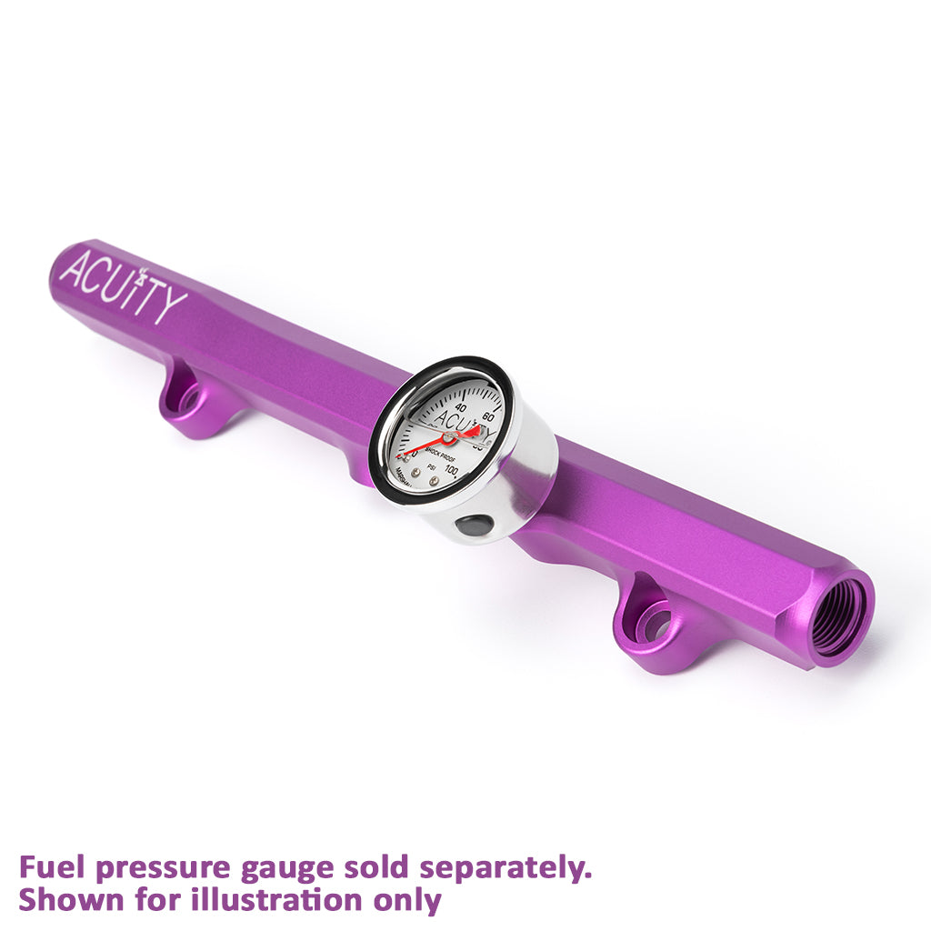ACUITY K-Series Fuel Rail in Satin Purple Finish