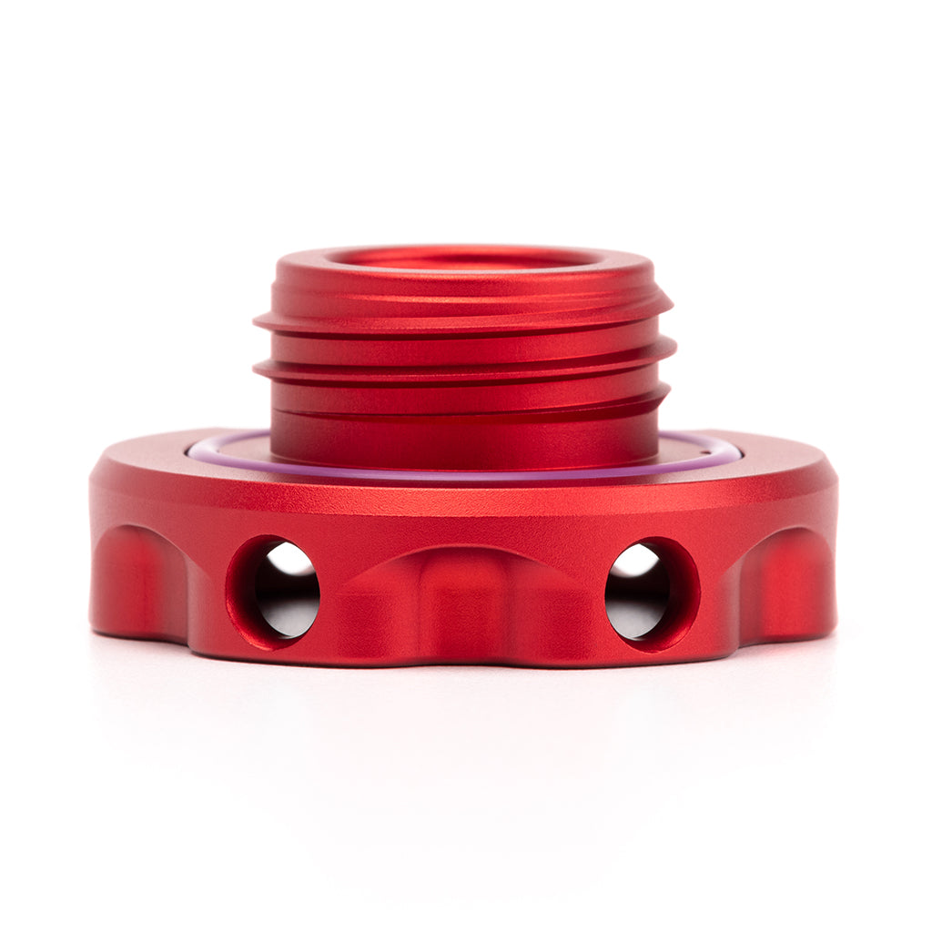 ACUITY Podium Oil Cap in Satin Red for Hondas/Acuras