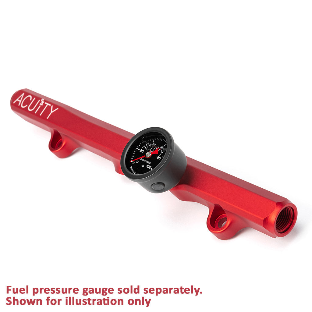 ACUITY K-Series Fuel Rail in Satin Red Finish