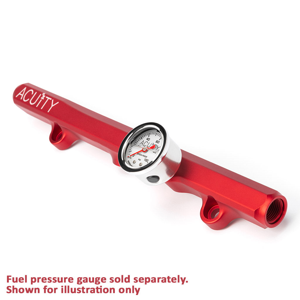 ACUITY K-Series Fuel Rail in Satin Red Finish