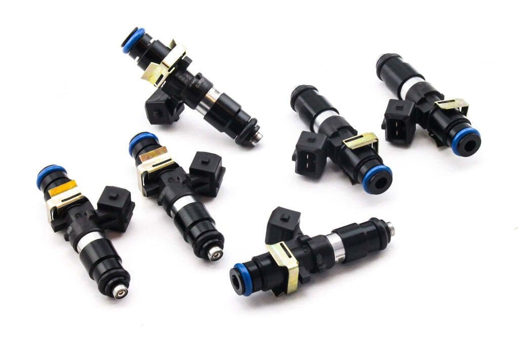SET OF 6 BOSCH EV14 1200CC HIGH IMPEDANCE INJECTORS FOR TOYOTA SUPRA TT 93-98. 14MM O-RING.