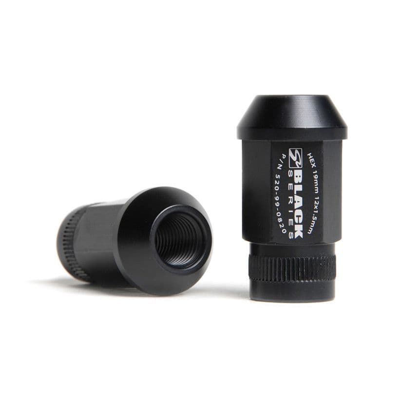 SKUNK2 16-PC BLACK SERIES LUG NUT SET 12MM X 1.5MM