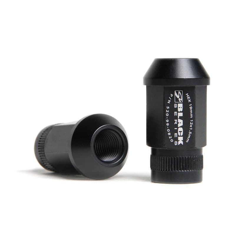 SKUNK2 20-PC BLACK SERIES LUG NUT SET 12MM X 1.5MM