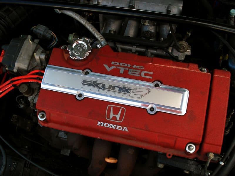 SKUNK2 POLISHED BILLET WIRE COVER HONDA B-SERIES VTEC